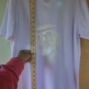 White Graphic T-Shirt FREDDY KRUEGER Graphic Brand New Sz L